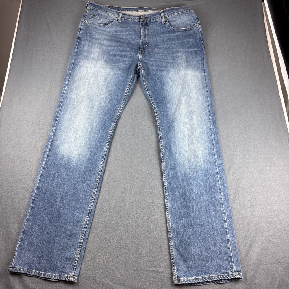 Levis 559 Jeans Mens 40x32 (Fits 41x36) Blue Relaxed Fit Straight Leg Faded